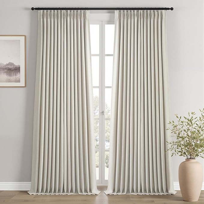 Extra Long 100% Blackout Curtains 108 Inches Long by Topfinel