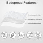 Hansleep White Quilt Twin Size - Image 3
