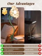 Clip On Light and Bed Headboard Lamp, Valentines Day Gifts - Image 6