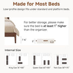 StorageWorks 5 Inch Low Profile Under Bed Storage Containers - Image 6