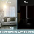 BGment 100% Blackout Curtains 40 Inch Length - Image 5