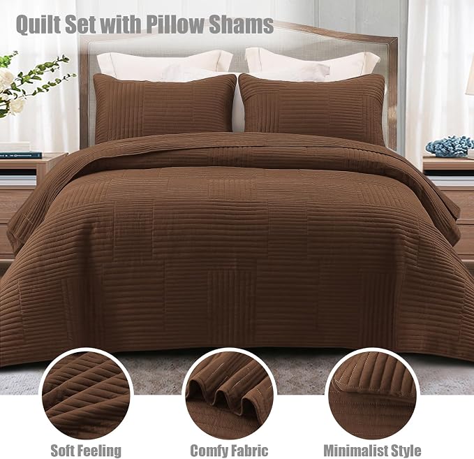 Whale Flotilla Ultra Soft Queen Quilt Bedding Set, Lightweight - Image 2