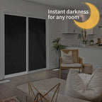 Vanten Upgraded Blackout Curtains, 100% Blackout Window Shades - Image 7