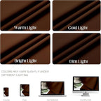 CUCRAF Custom Brown Blackout Curtains 1 Panel Set, Thermal Insulated Grommet - Image 4