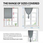 JILRON Magic Tape Stick on Portable Curtains - Image 3