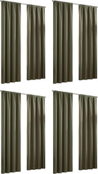 Eclipse Kendall Modern Blackout Thermal Rod Pocket Window Curtain by EclipseCurtains