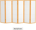 Red Lantern 5 ft. Tall Double Cross Shoji Screen - Image 6