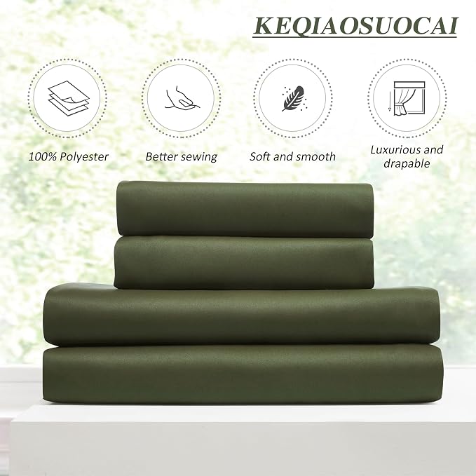 Olive Pinch Pleated Curtains 108 Inches Long - Image 4
