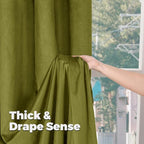 BGment 108 Inch Velvet Blackout Curtains - Image 7