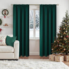BGment Emerald Green Blackout Curtains 90 Inch Length - Image 2