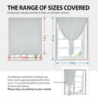 JILRON Magic Tape Stick on Portable Curtains - Image 3