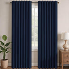 Deconovo Blackout Curtains for Bedroom 108 Inches Long | Back Tab and Rod by Unknown