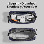 tomtoc Electronics Organizer Travel Case Performance, Cable Tech Pouch | Water - Image 5