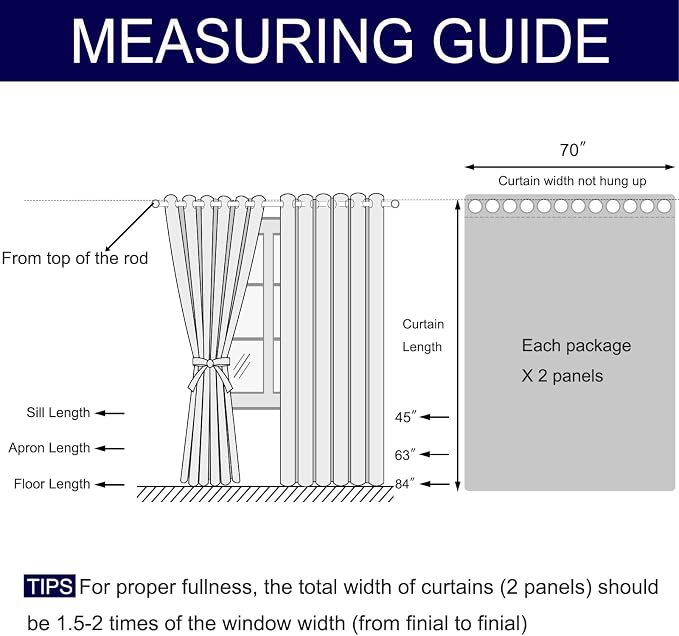 DWCN Blackout Curtains for Bedroom - Image 3