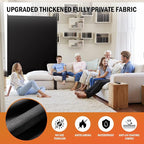 Room Divider Panel, 100% Blackout Privacy Screens - Image 5