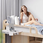 AUZONIMICS Bedside Shelf for Dorm Room, Clip on Nightstand for College Student - Image 2