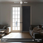 RYB HOME Blackout French Door Curtain - Image 5