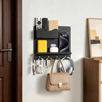 Bedside Shelf Wall Mount, Adhesive Bedside Shelf Accessories Organizer - Image 5