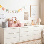 Baby Diaper Caddy Organizer, Baby Basket Shower Gift, Portable Changing Table - Image 6