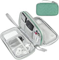 FYY Electronic Organizer, Travel Tech Pouch, Cable Organizer Green Quilted | by FYY