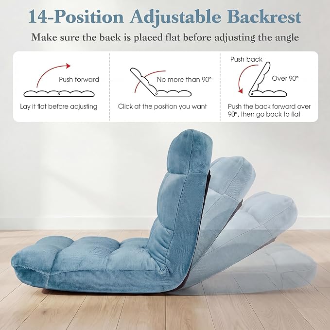 GIANTEX Folding Floor Chair - Image 8