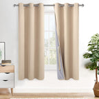 XWZO 100% Blackout Window Curtains by XWZO