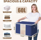BALEINE 8 Pack Clothes Storage Bags, 16 Gallon Storage Containers - Image 3