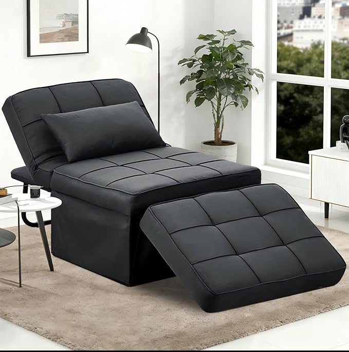 Sofa Bed, 4 in 1 Multi-Function Modern Folding Ottoman Guest Bed by Diophros