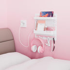 Bedside Wall Organizer for Dorm Bed, Small Room and Nightstand, Wall Mounted - Image 8