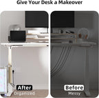 YECAYE Cable Management Under Desk, 94.2 in, Cord Hider, Cord Organizer - Image 4