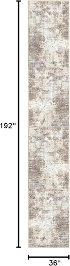 Abstract Runner Rug 3x16 Ft Long Washable Runners - Image 2