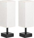 aooshine Beige Bedroom Table Lamp Set - Image 6