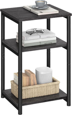 VASAGLE Side Table, Small End Table, Tall Nightstand, Steel Frame | by Unknown