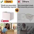 21" Touch Bedside lamps with 2 USB & AC Outlets, 3-Way Dimmable Bedside Table - Image 4