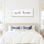 Sweet Dreams Wall Decor Above Bed 41.3''×15'' Large Farmhouse Wall Decor - Image 5