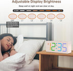 DreamSky Wooden Digital Alarm Clock - Image 5