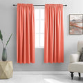Room Darkening Rod Pocket Curtain Panels by DONREN