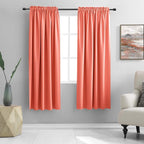 Room Darkening Rod Pocket Curtain Panels by DONREN
