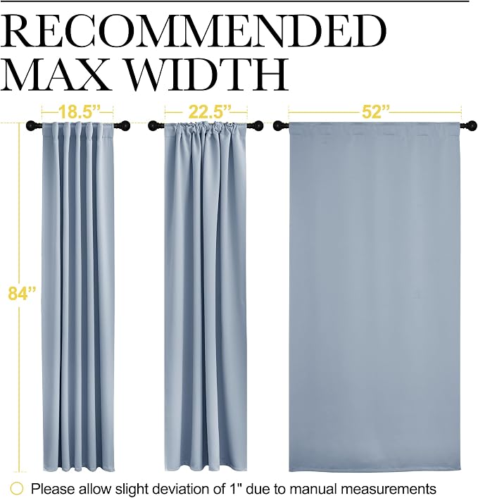 NICETOWN Blackout Curtains Window Drapes - Image 7