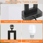 Seealle 22" Tall Living Room Lamps - Image 5