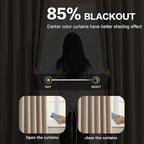 Pinch Pleated Window Curtain Panels 92 Inches Long Light Blocking Solid Custom - Image 3