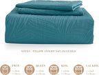 Exclusivo Mezcla 3-Piece Queen Quilt Bedding Set, Soft Microfiber Bedspread | - Image 6