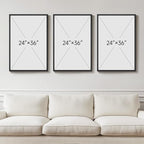 Large Framed Neutral Abstract Wall Art - Image 3