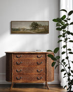 InSimSea Extra Large Framed Vintage Wall Art, Rustic Landscape, 36x12in | - Image 3