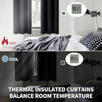 BGment Small Black Curtains 34x30 Inch - Image 3
