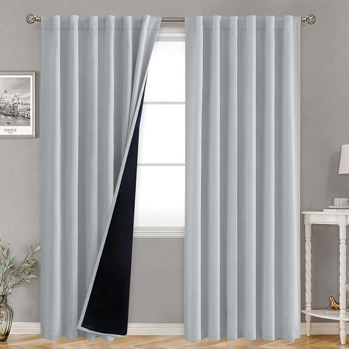 BGment 100% Blackout 80 Inch Curtains by BGment