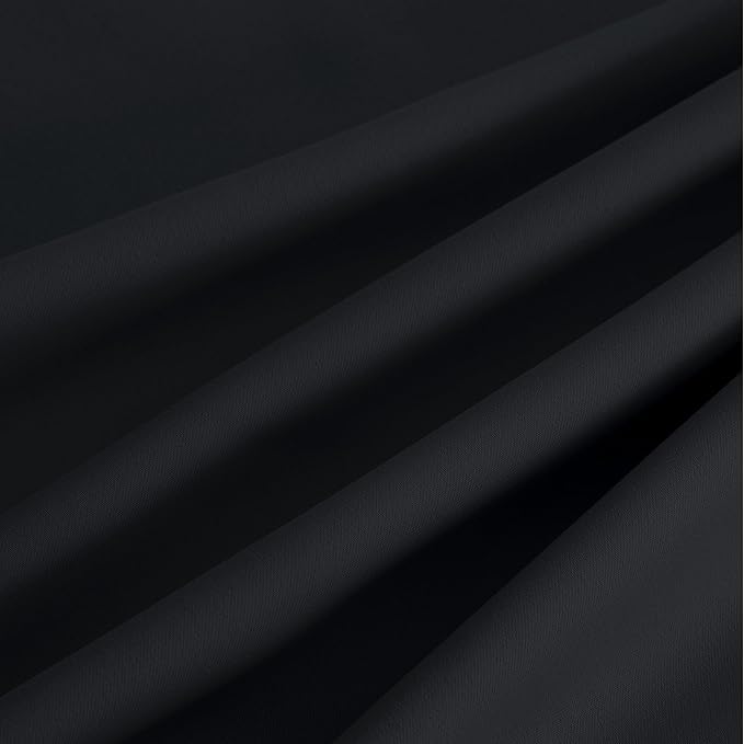 NICETOWN 100% Black Out Curtains 90 Inches Long 2 Panels - Image 9
