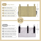 Surblue Bedside Caddy Hanging Bed Organizer Storage Bag Pocket - Image 4