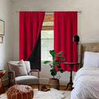 BGment Christmas 100% Blackout Curtains - Image 2