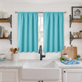 BGment Aqua Blackout Curtains 40 Inch Length by BGment